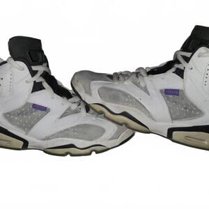 NIKE Air Jordan 6 VI Retro FLINT GREY WHITE BLACK MENS Basketball Shoes SZ 10